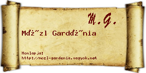 Mözl Gardénia névjegykártya